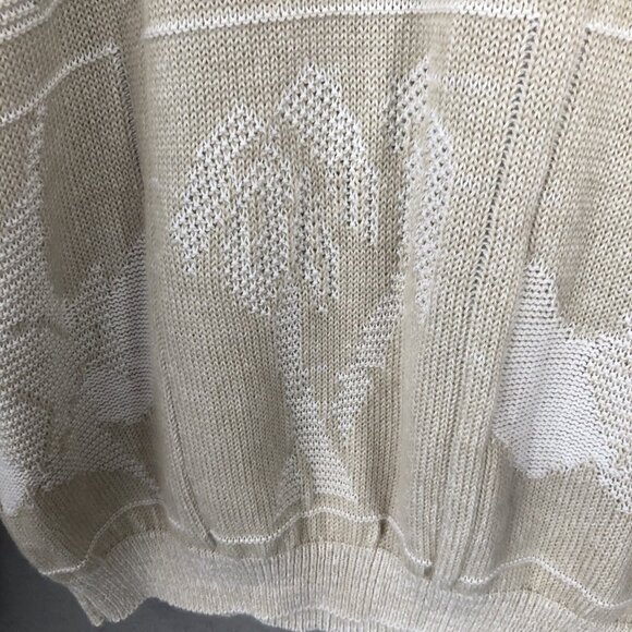Vintage Tanto Pelo Sweater Mens Extra Large Cream White Boat Yacht Cruise Resort - Picture 7 of 16